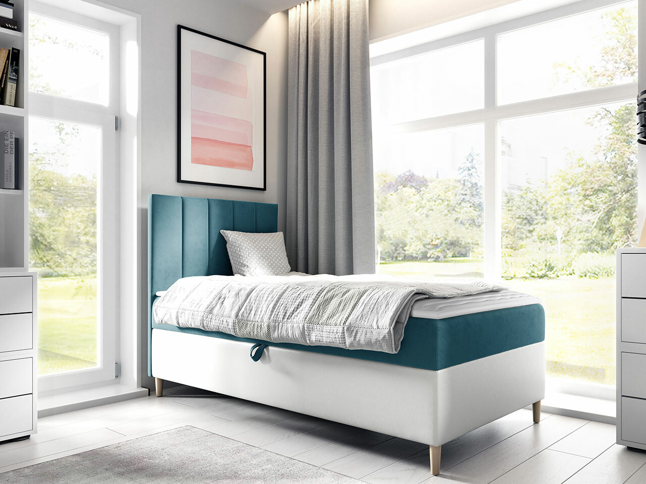 Continental bed Lucus VI (Soft 017 + Fresh 34)