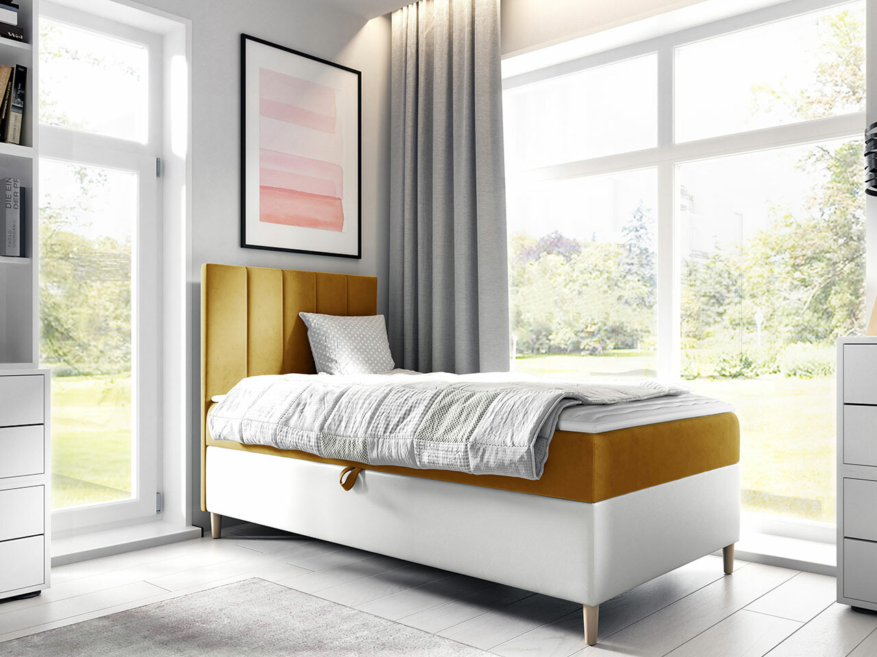 Continental bed Lucus VI (Soft 017 + Fresh 37)