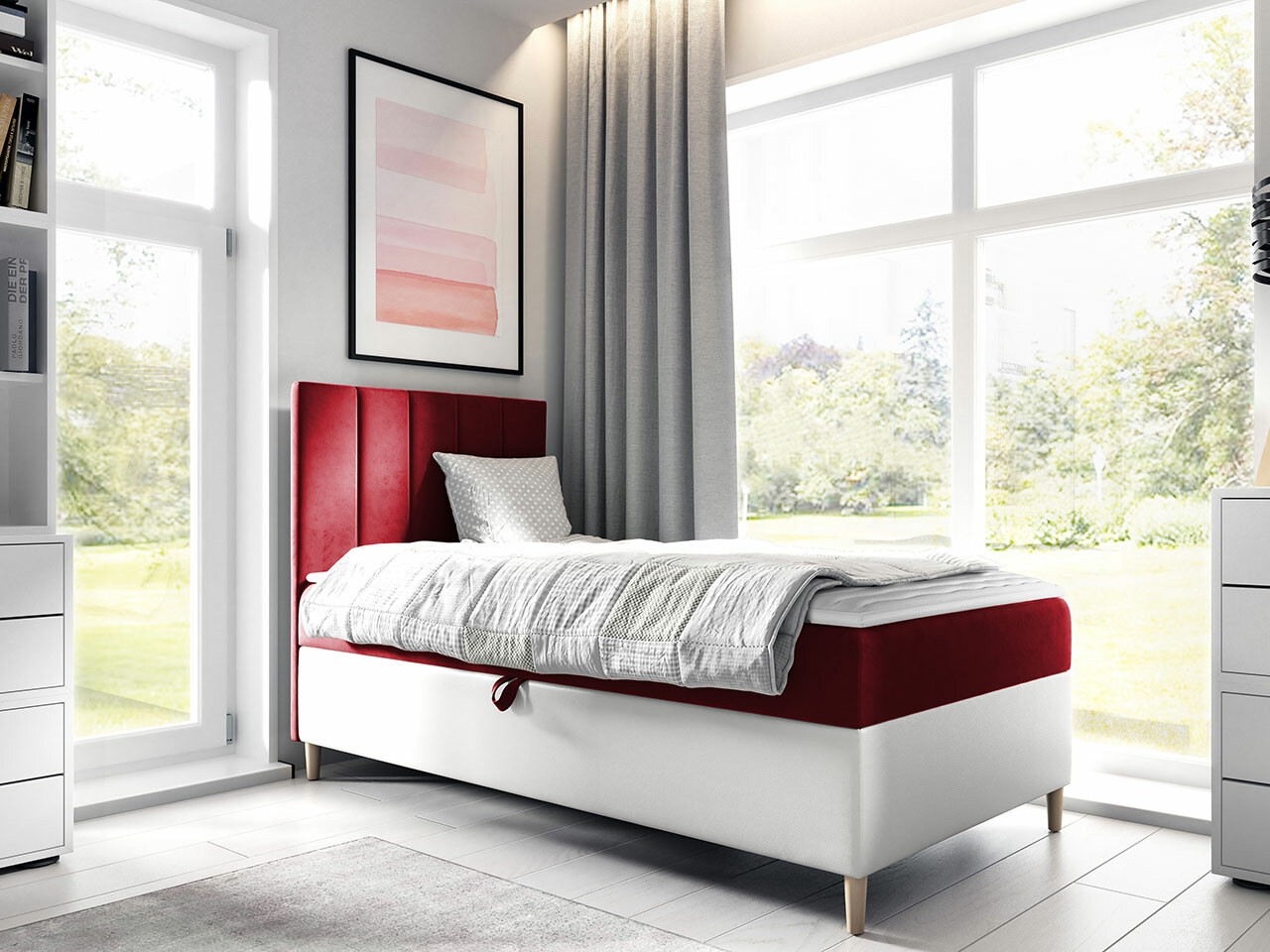 Continental bed Lucus VI (Soft 017 + Fresh 8)