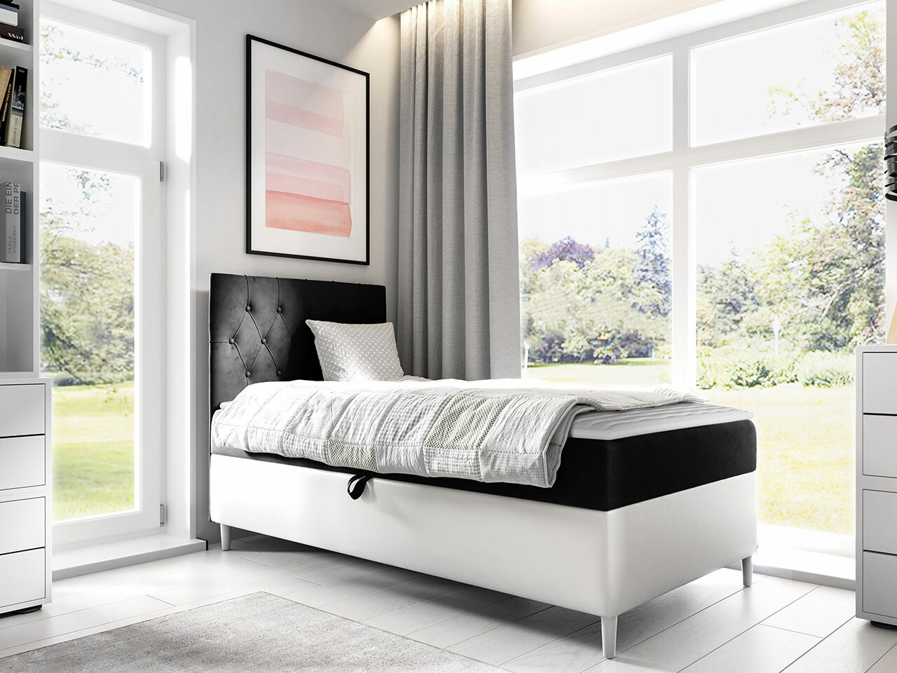 Continental bed Lucus VII (Soft 017 + Fresh 17)