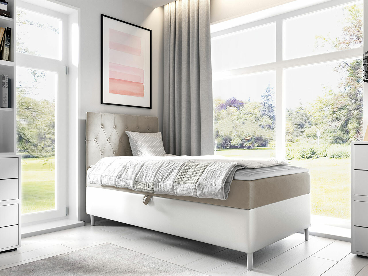 Continental bed Lucus VII (Soft 017 + Fresh 1)