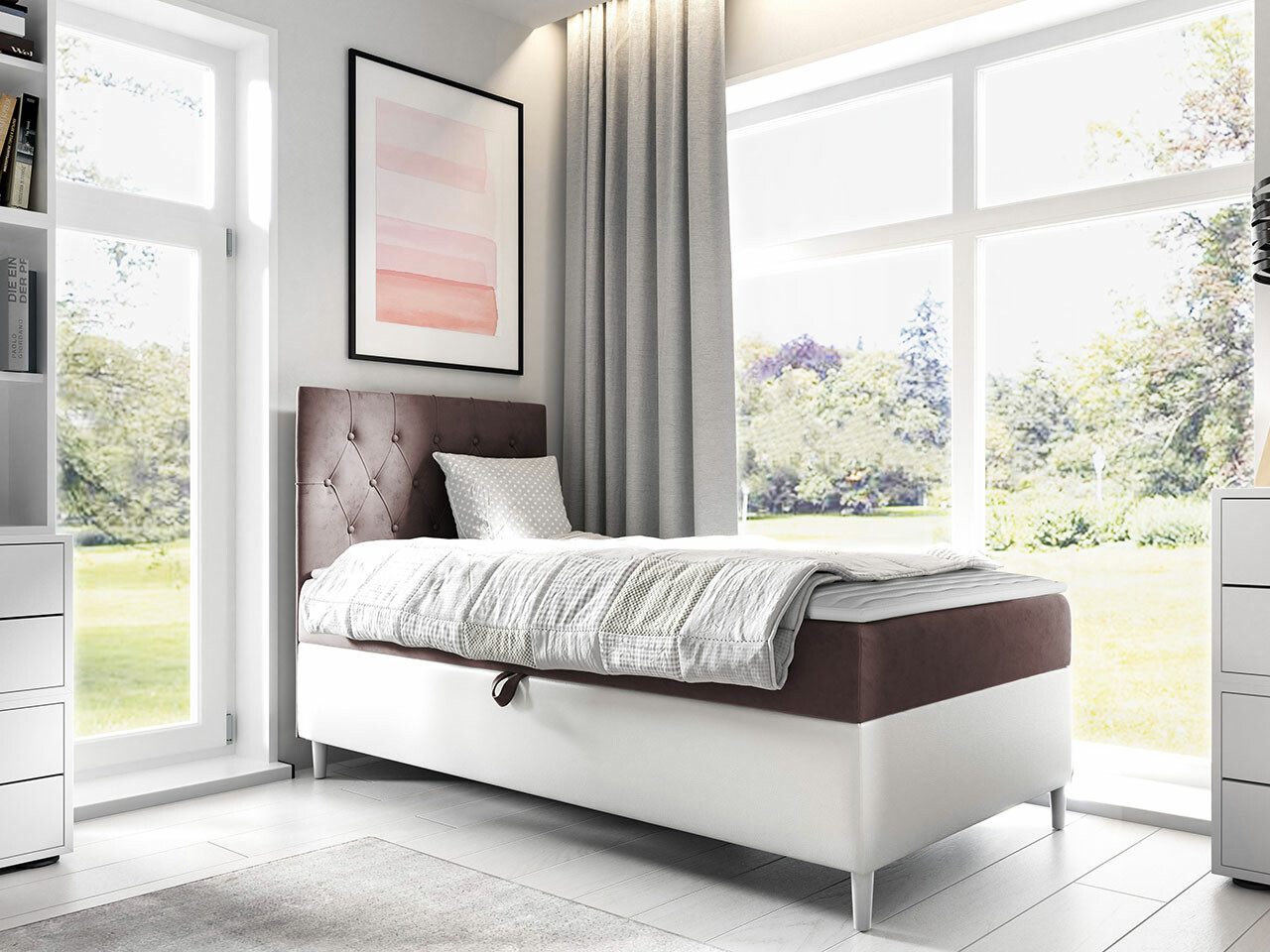 Continental bed Lucus VII (Soft 017 + Fresh 9)