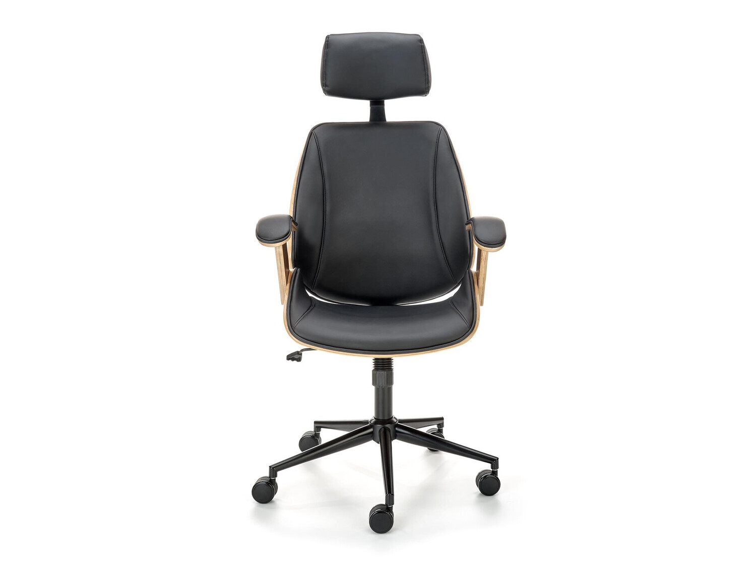 Office chair Houston 1490 (Black + Walnut)