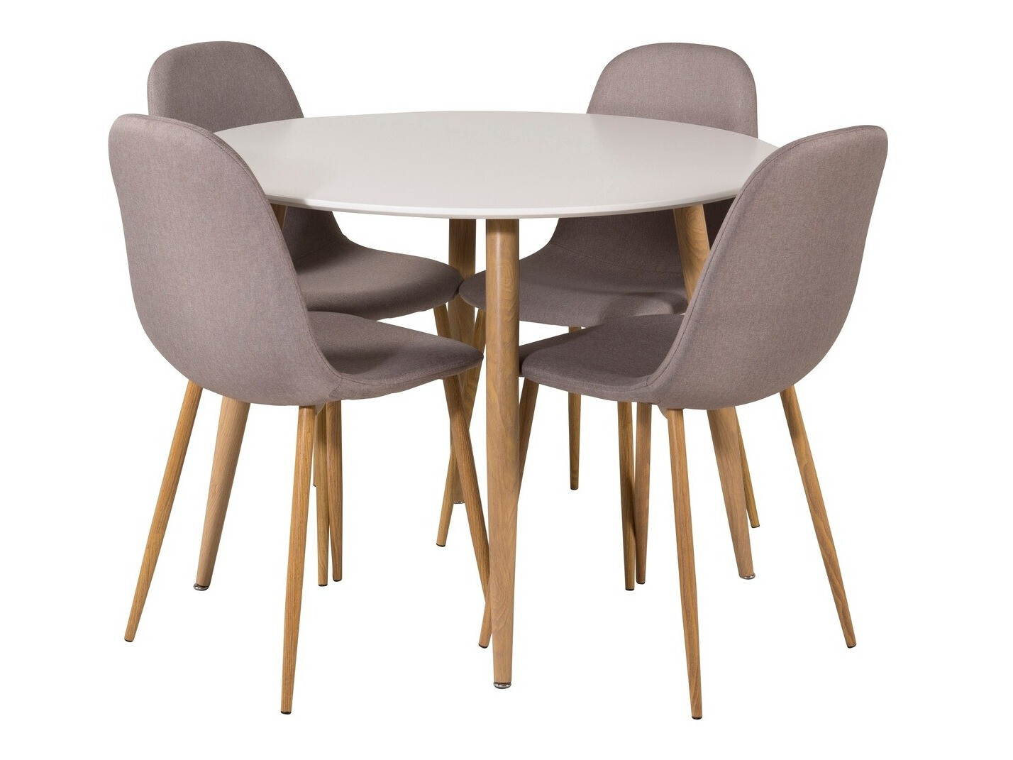 Dining set Dallas 291 (Grey + Oak)