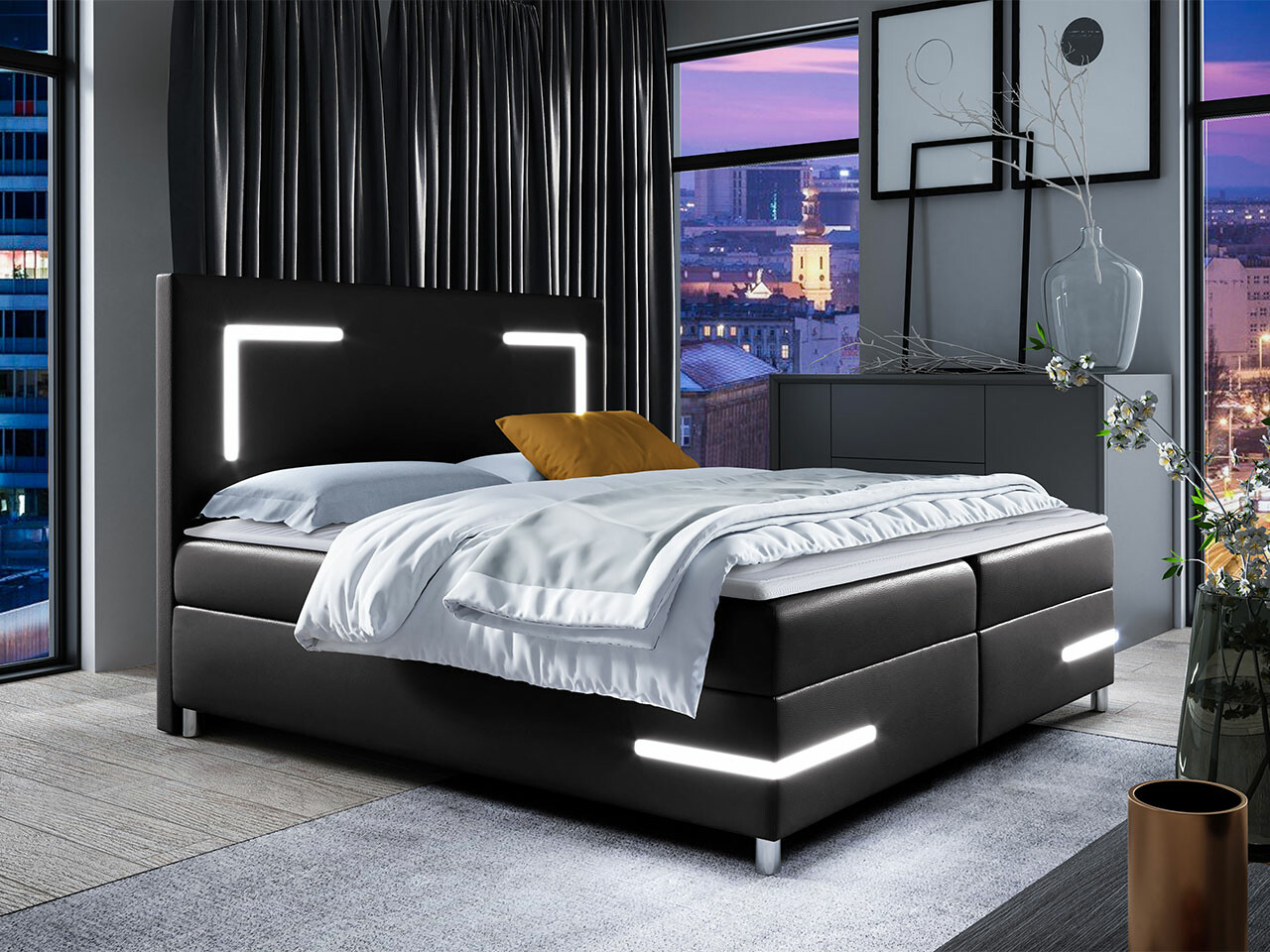 Continental bed Baltimore 173 (Soft 011)