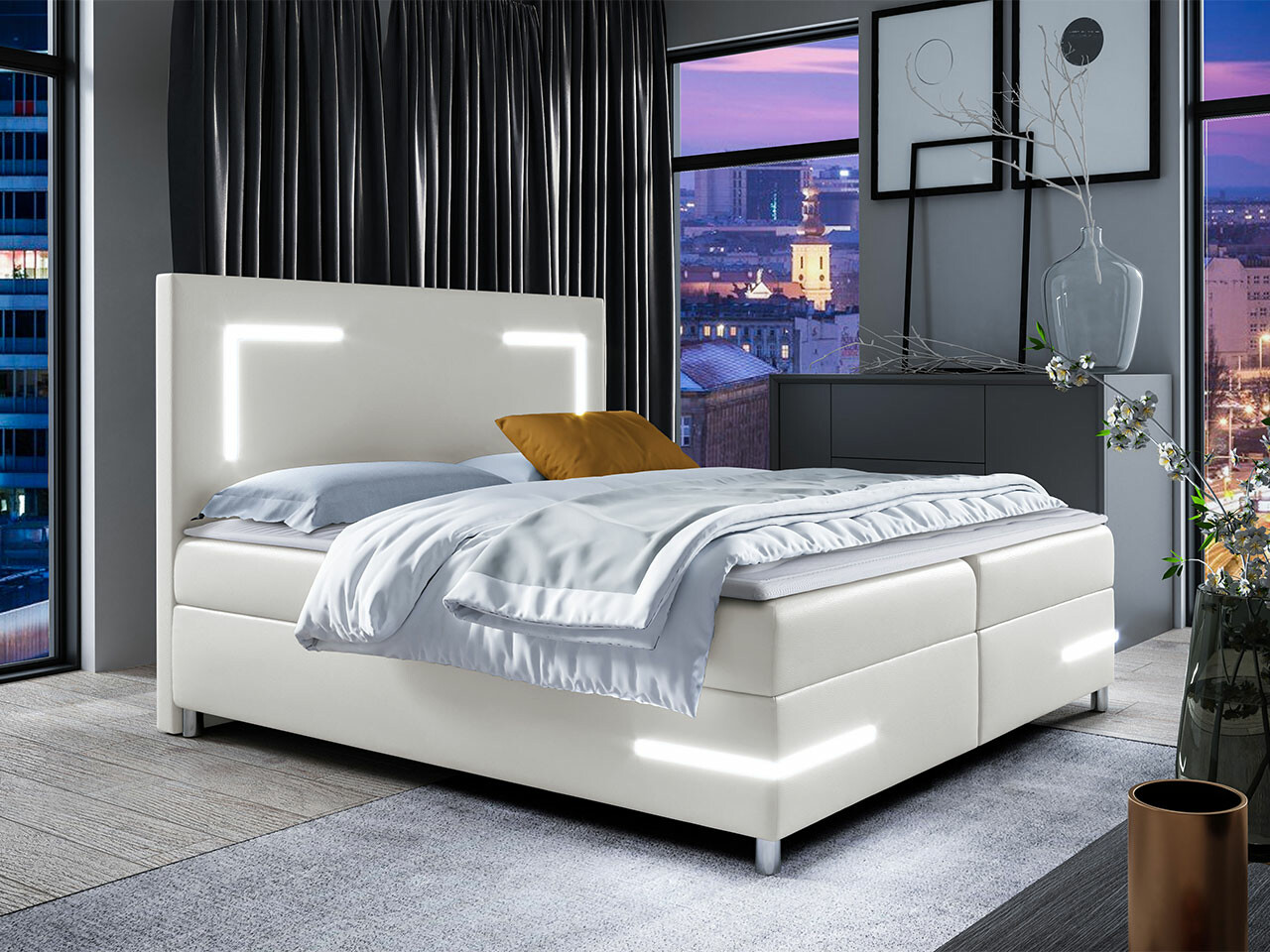 Continental bed Baltimore 173 (Soft 017)