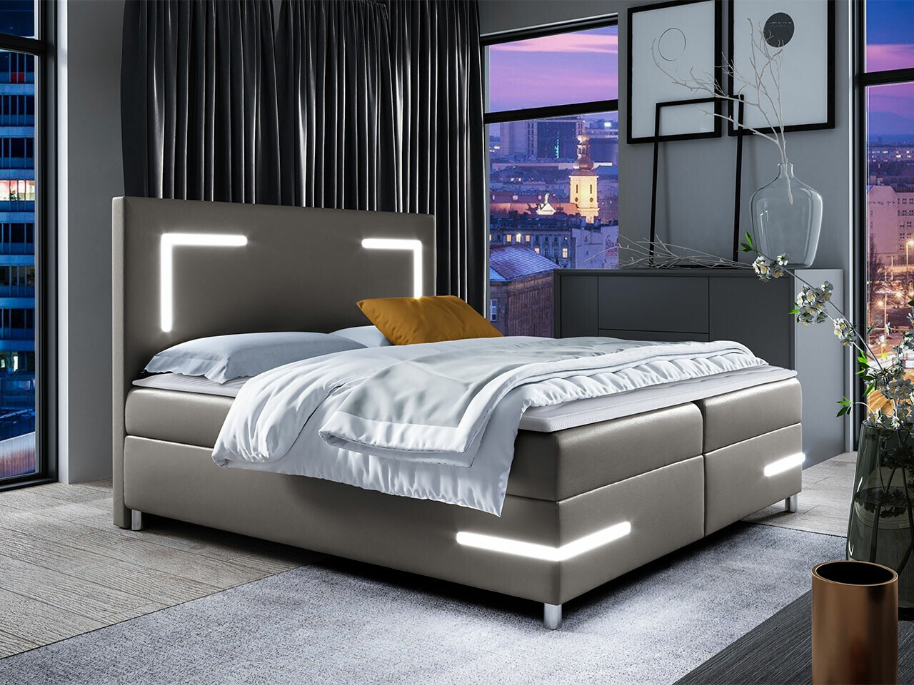 Continental bed Vallis (Madryt 190)