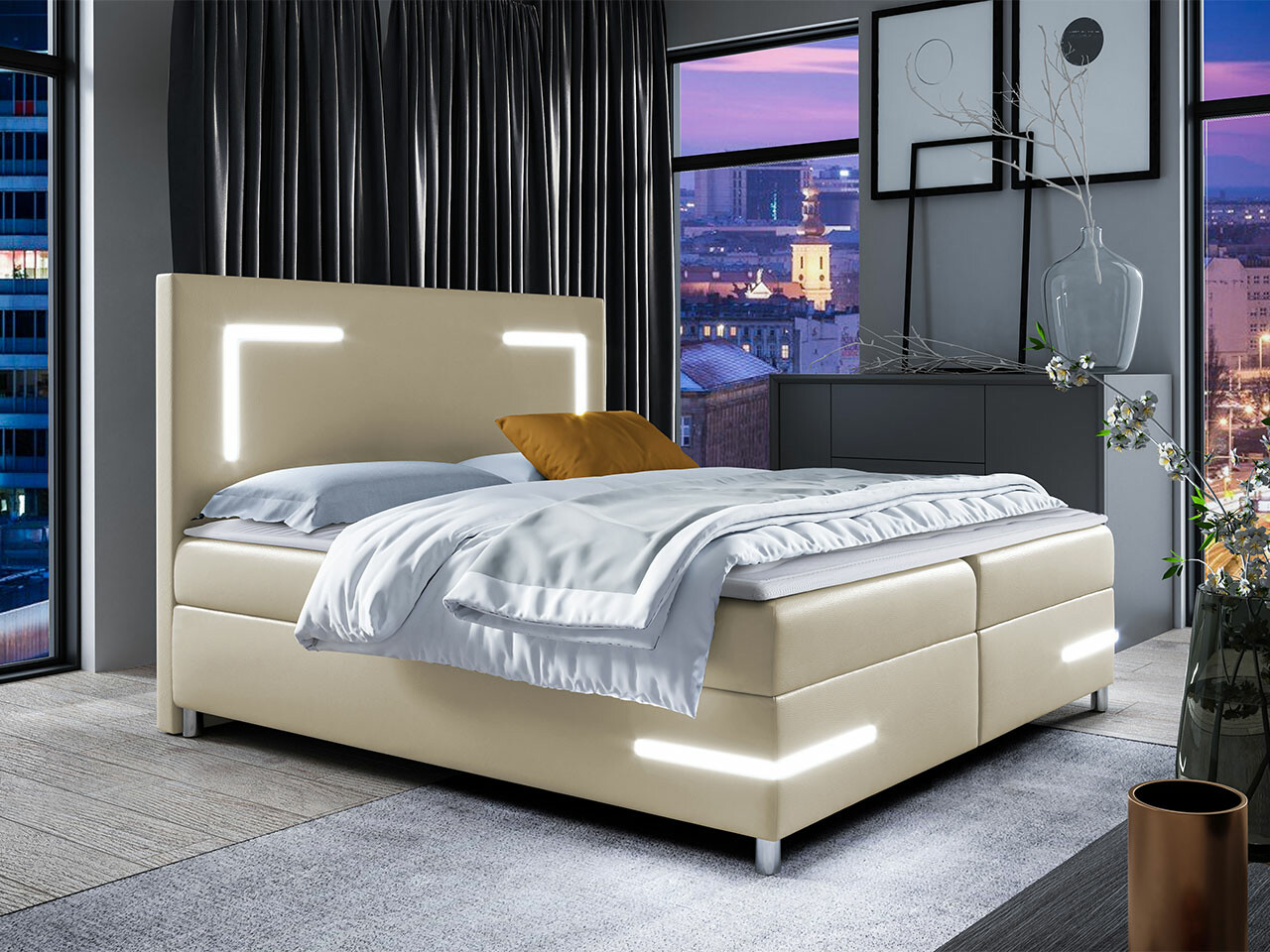 Continental bed Vallis (Soft 033)