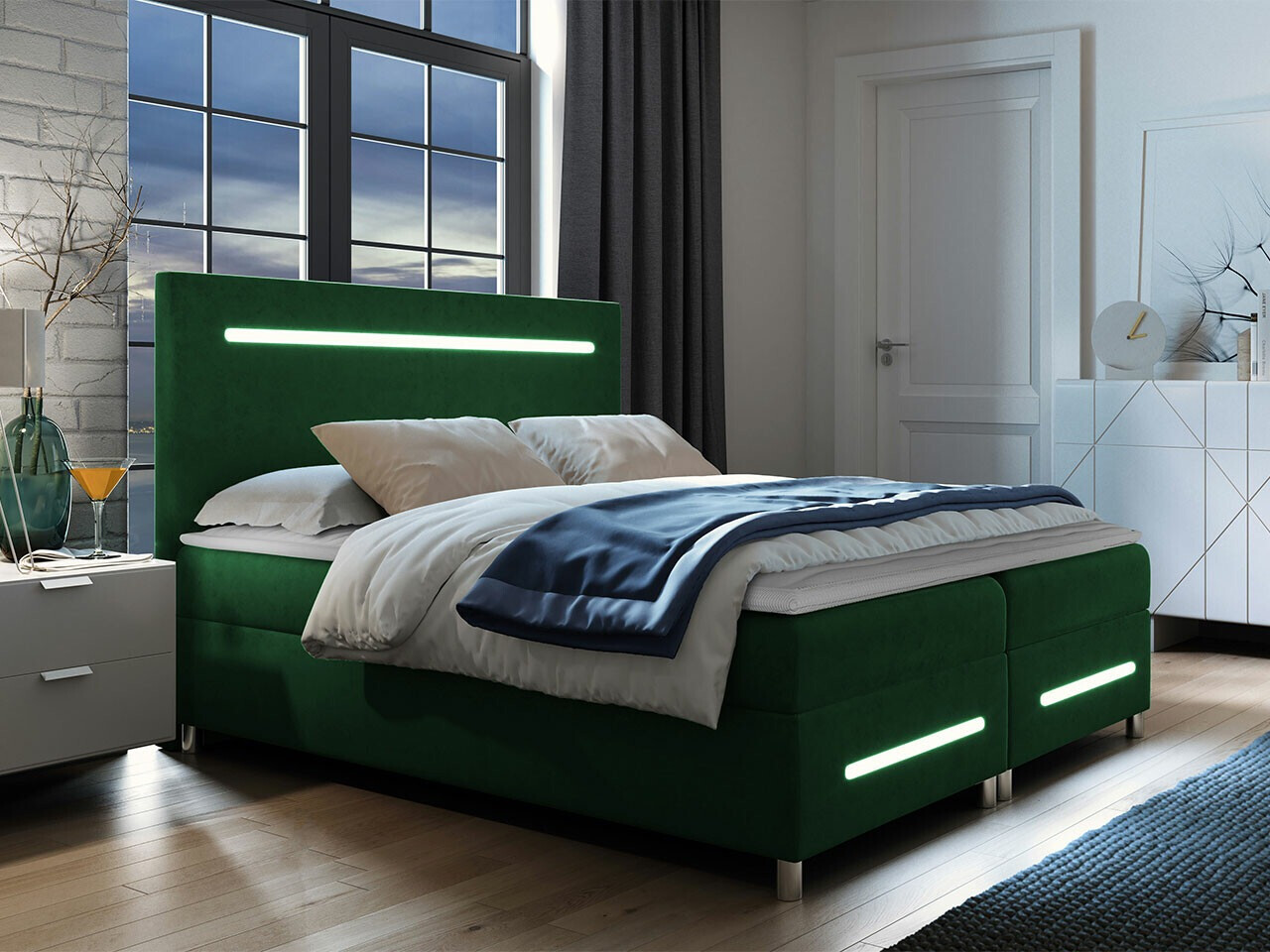 Continental bed Pluvia (Fresh 13)