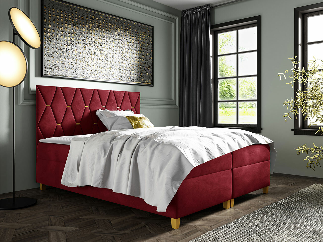 Continental bed Baltimore 176 (Fresh 8)