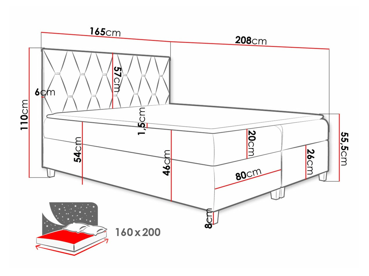 Continental bed Nemus (Fresh 1)