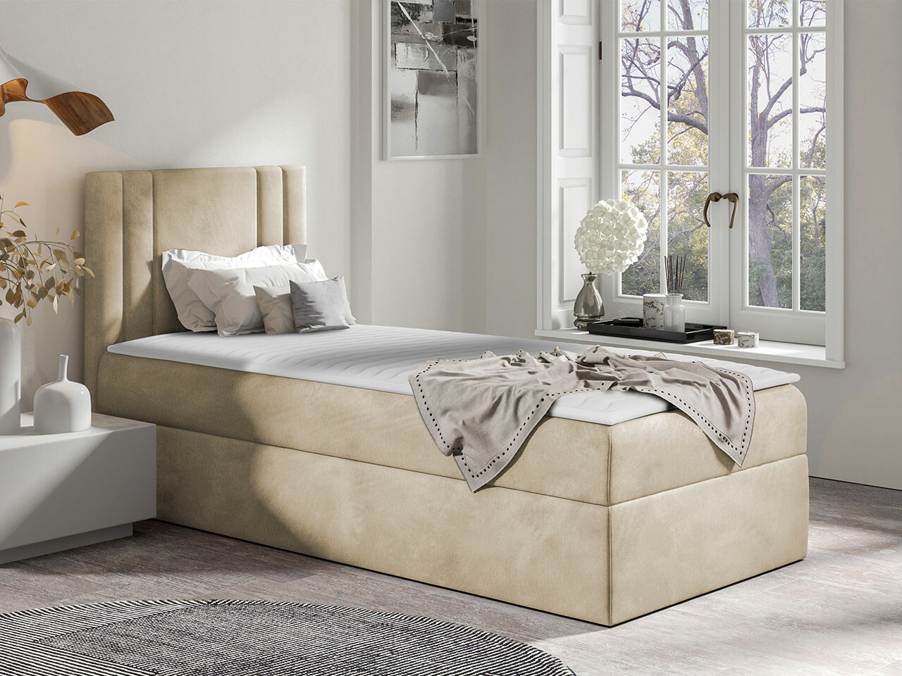 Continental bed Mel I (Kameleon 04)