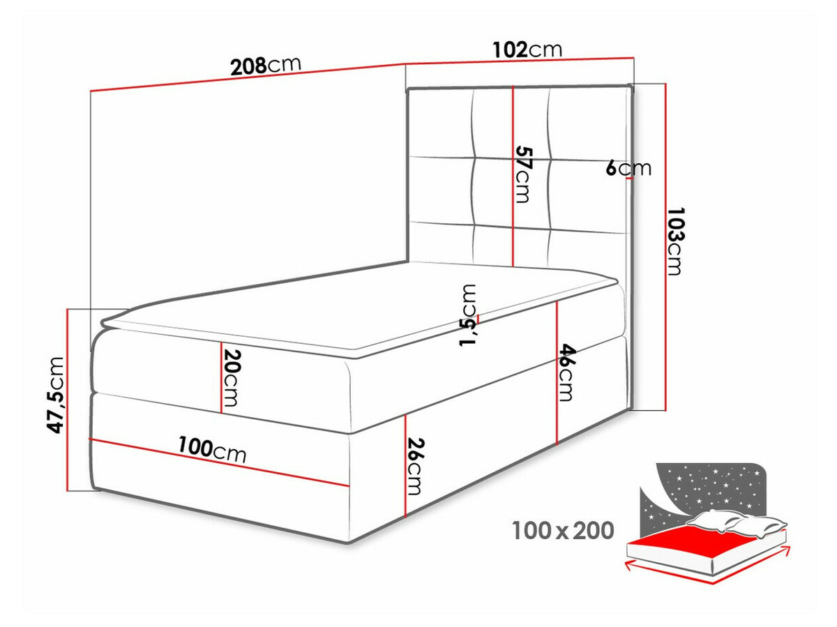 Continental bed Nomen (Soft 011)