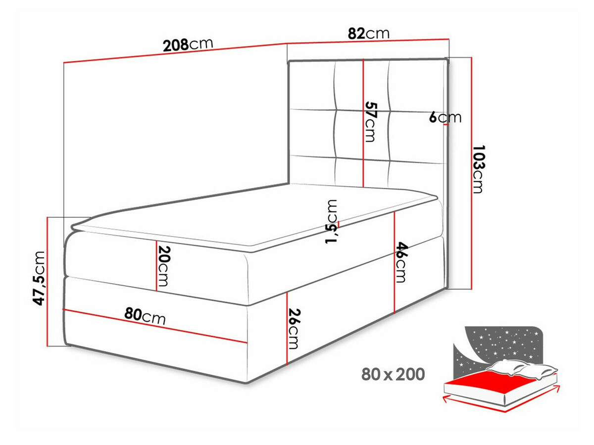 Continental bed Nomen (Soft 020)
