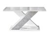 Coffee table Goodyear 116 (Glossy white + Concrete)