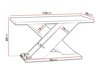 Coffee table Goodyear 116 (Grey + White)
