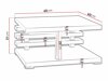 Coffee table Goodyear 122 (Artisan oak + Black)
