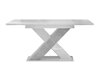 Table Goodyear 117 (Glossy white+ Concrete)
