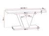 Table Goodyear 125 (Glossy black + Concrete)