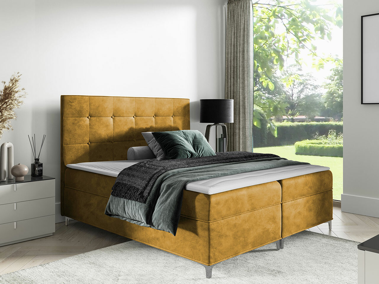 Continental bed Baltimore 185 (Fresh 37)