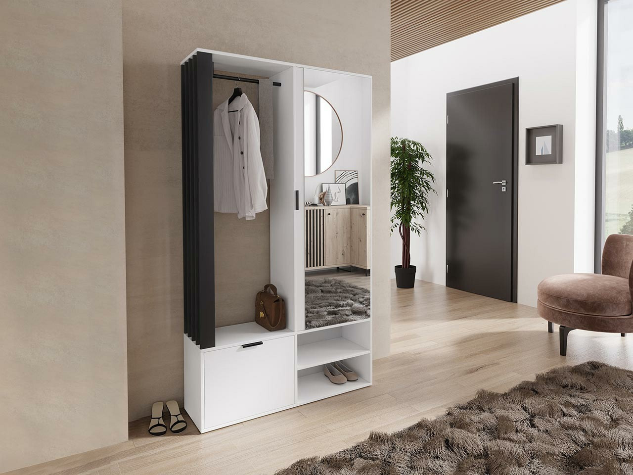 Hallway set Vinea (White + Black)