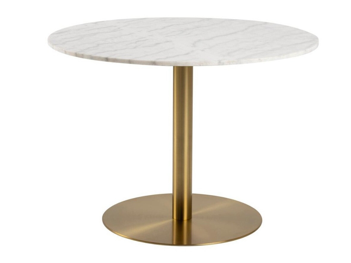 Table Norsica 420 (Golden + White marble)