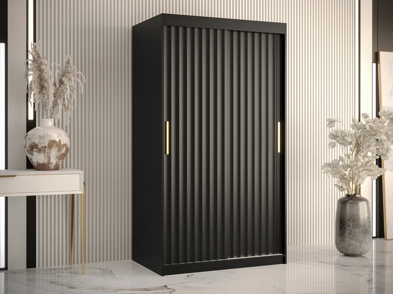 Wardrobe Hartford 334 (Black)