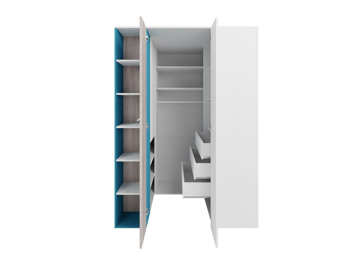 Children's room set Camteso 115 (Black + Oak + Beige)