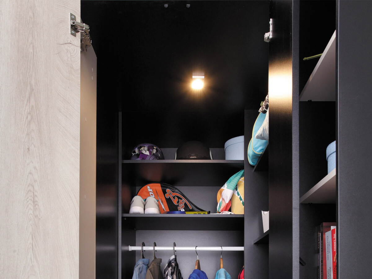 Children's room set Camteso 115 (White + Oak + Turquoise)