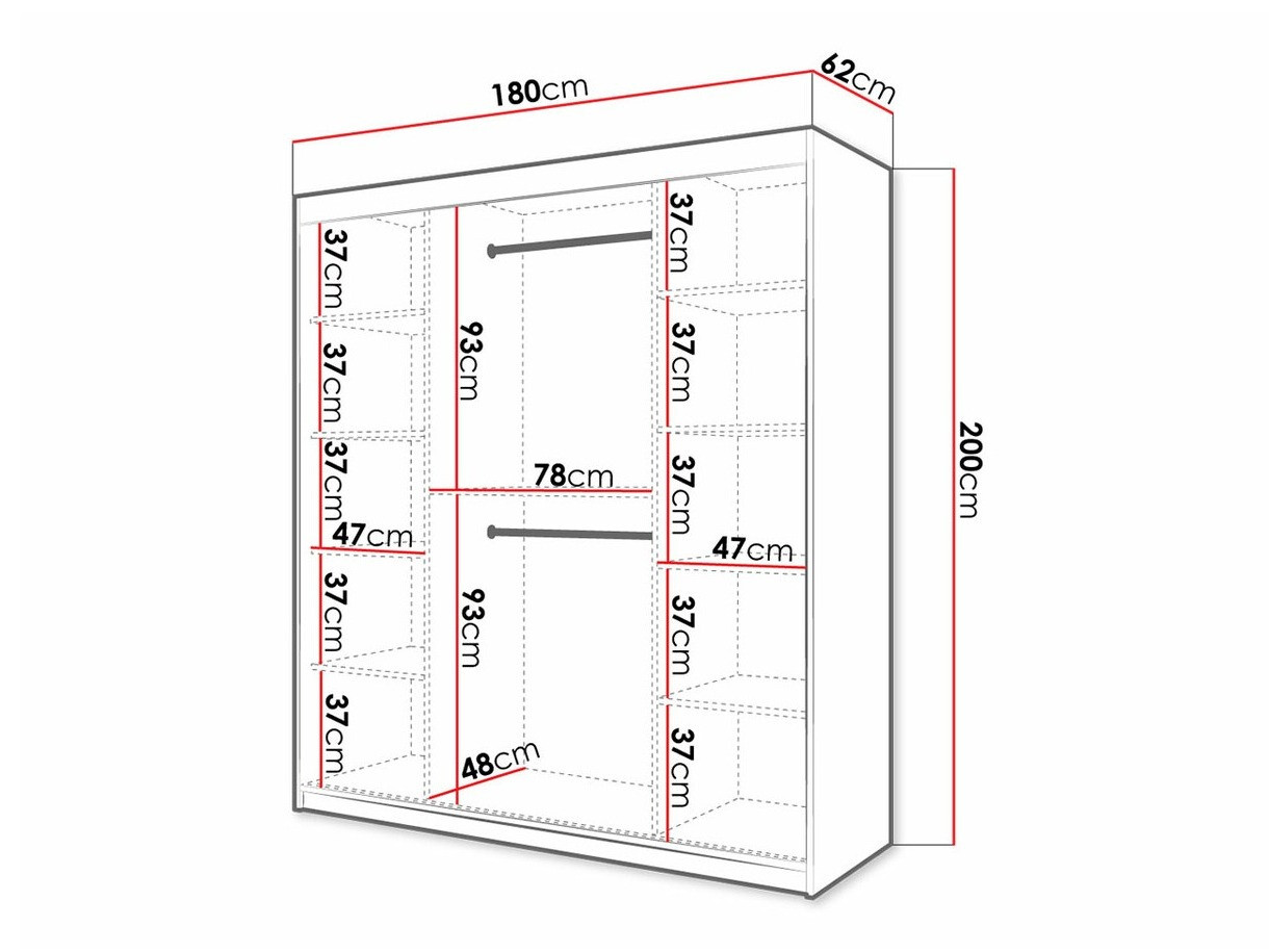 Wardrobe Anulio IV (White)