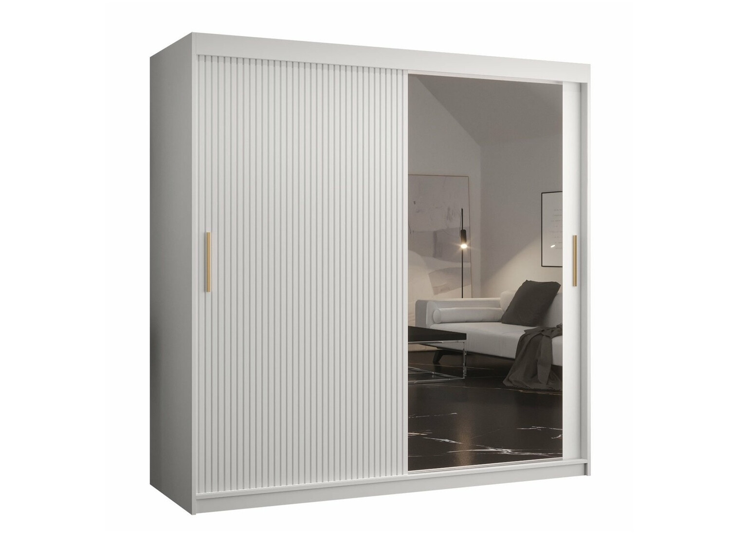Wardrobe Anulio V (White)