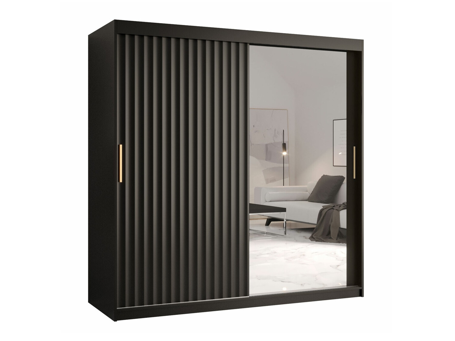 Wardrobe Hartford 338 (Black)