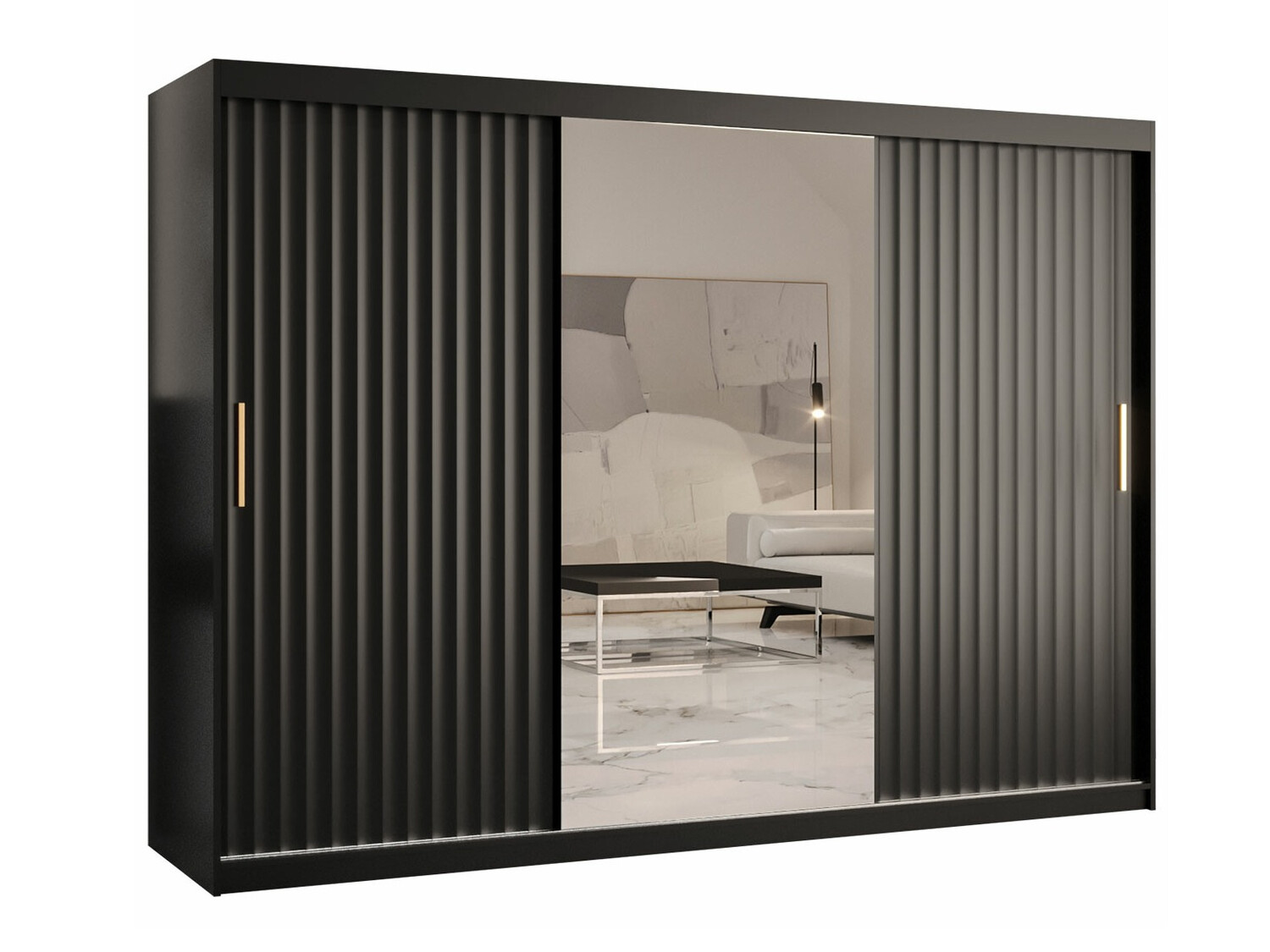 Wardrobe Hartford 339 (Black)