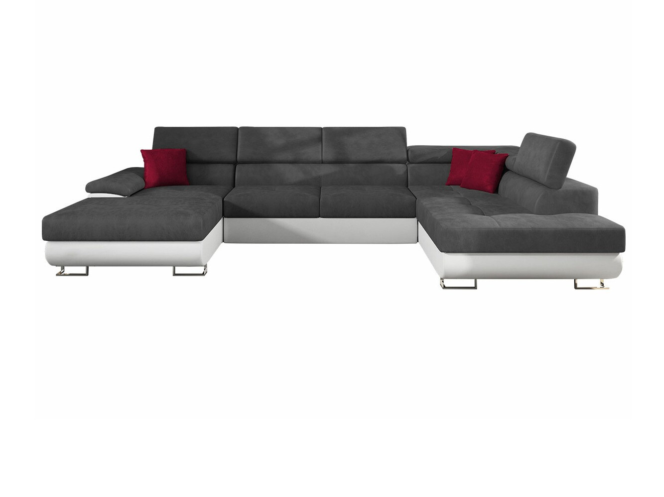 Corner sofa Comfivo Ruta IV (Soft 017 + Uttario Velvet 2971 + Kronos 02)