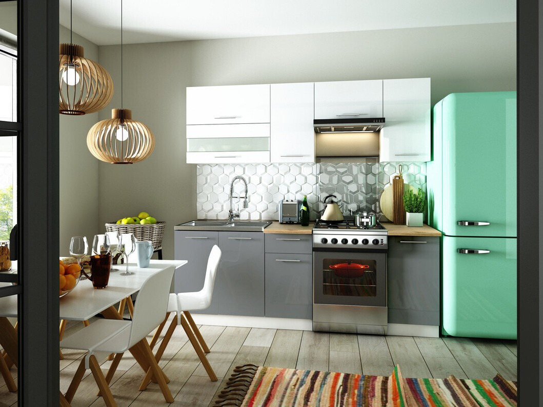 Modular kitchen set Tiffa Mix 104