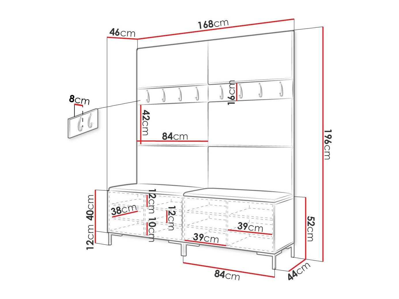 Hallway set Nomal II (White)