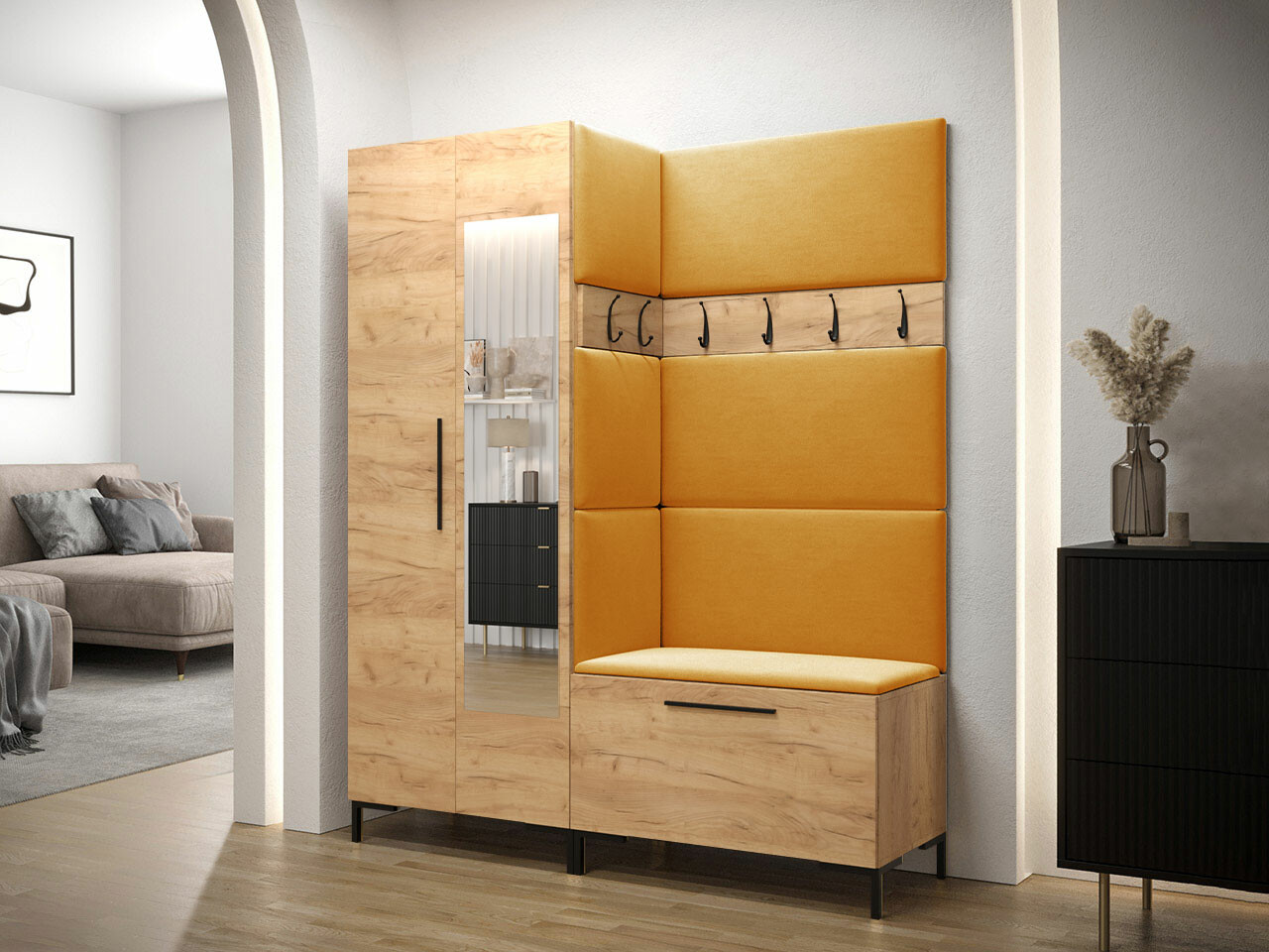 Hallway set Nomal IX (Craft oak)