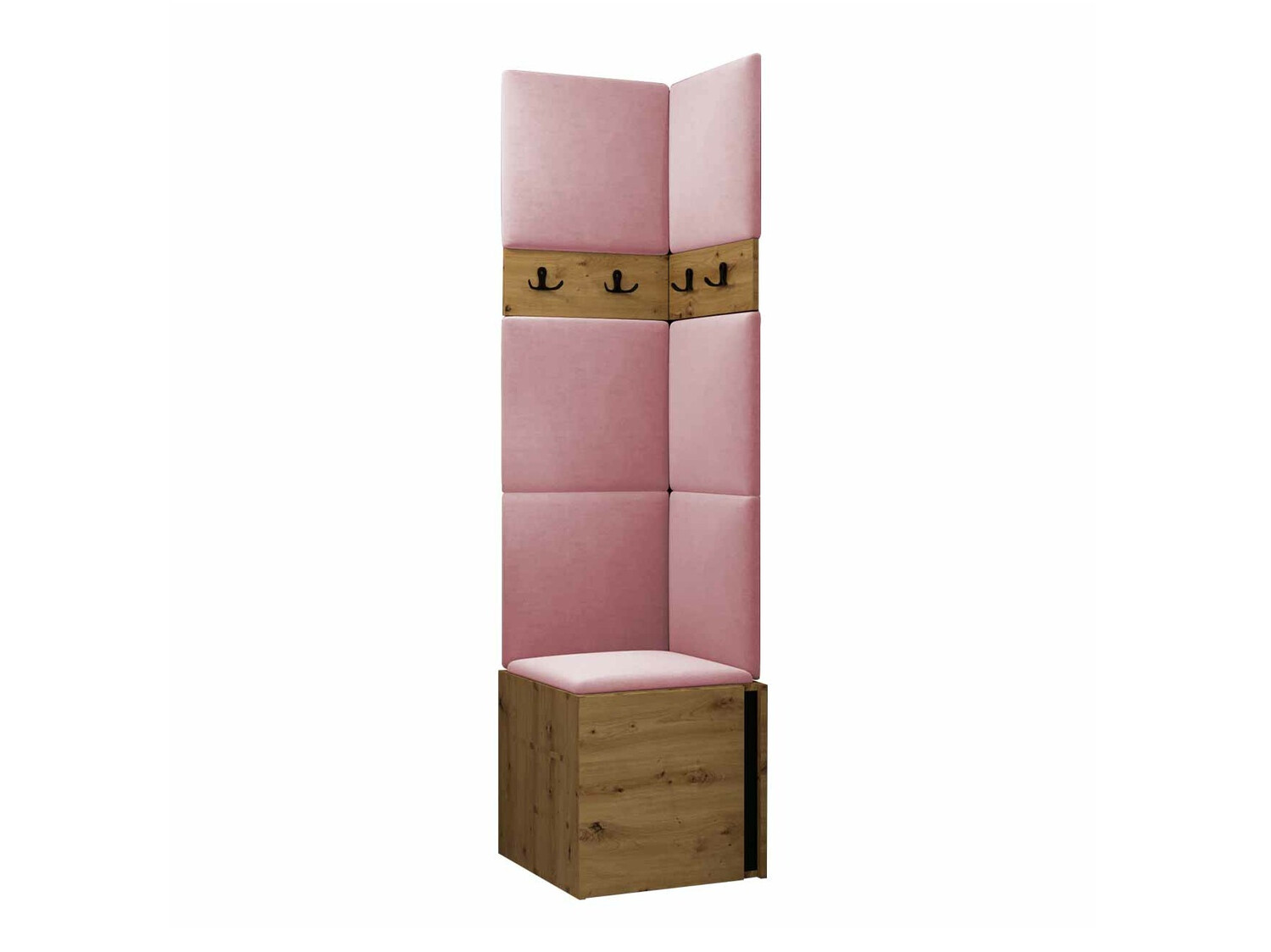 Hallway set Pinis XXI (Artisan oak + Black)
