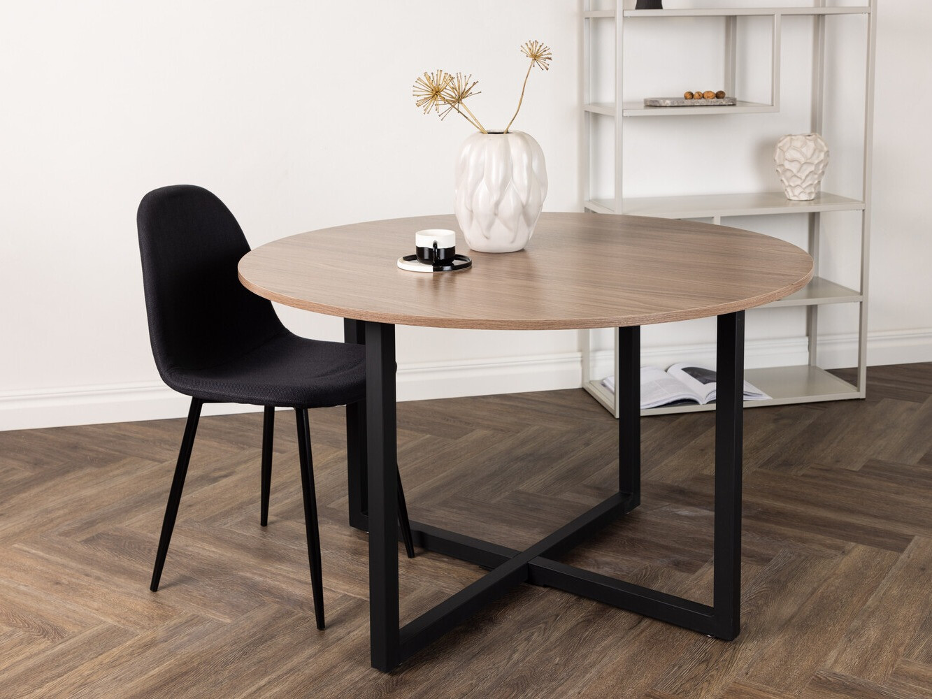 Table Dallas 4897 (Black + Nut)