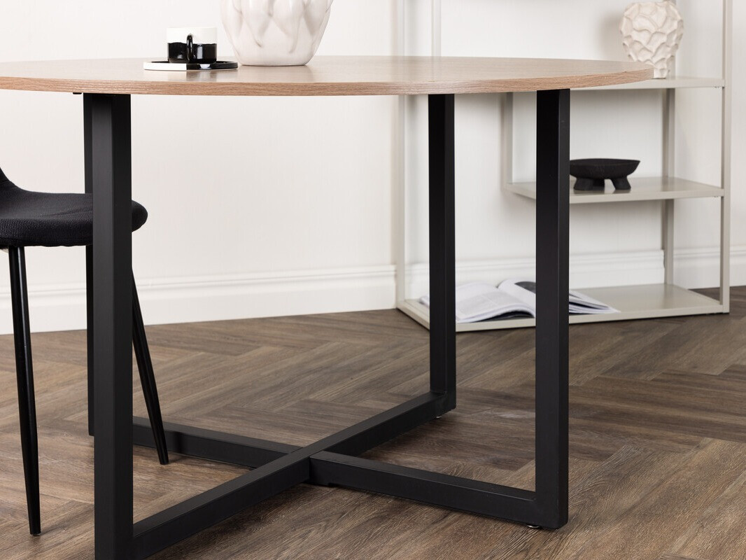 Table Dallas 4897 (Black + Nut)