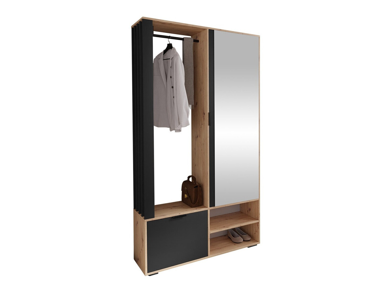 Hallway set Vinea (Artisan oak + Black)