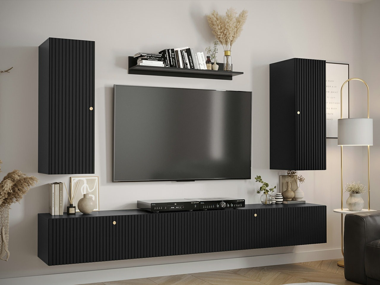 Living room set Anulio II (Black)