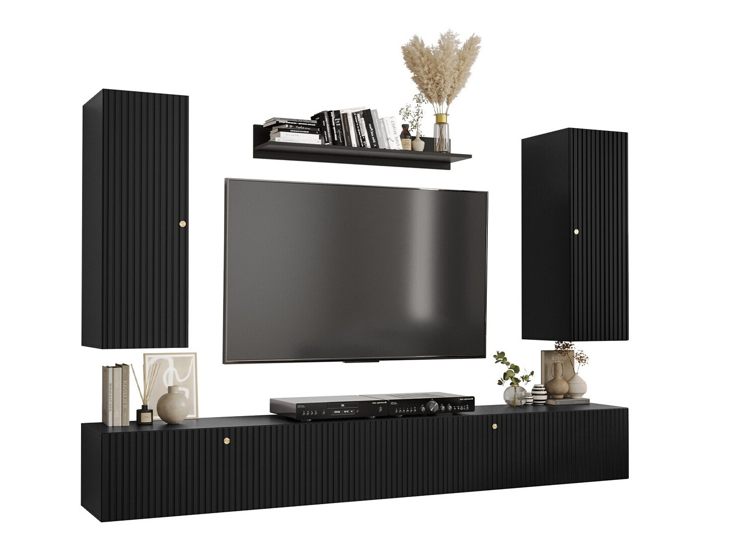Living room set Anulio II (Black)