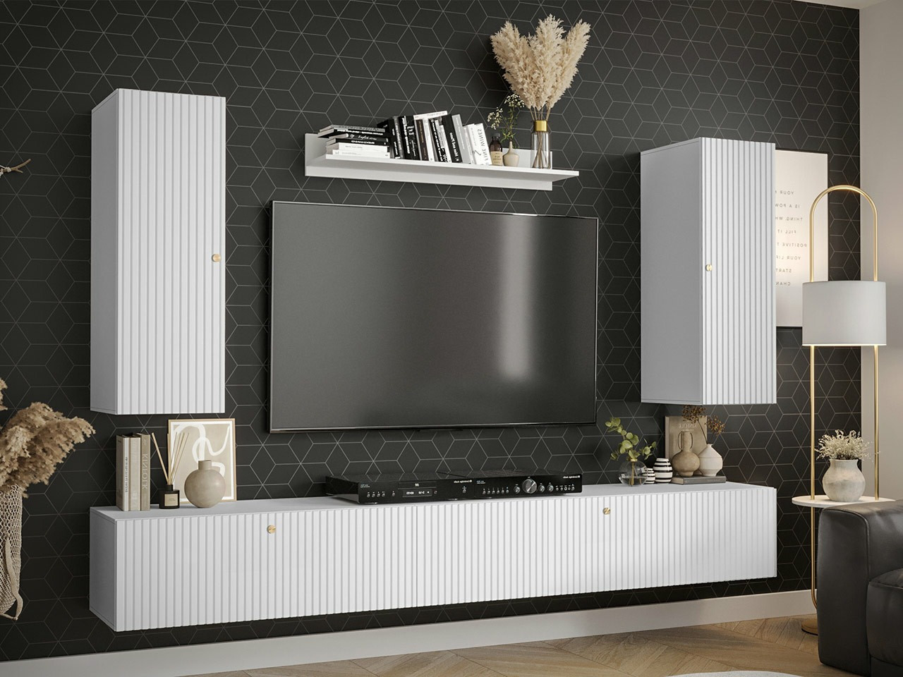 Living room set Anulio II (White)