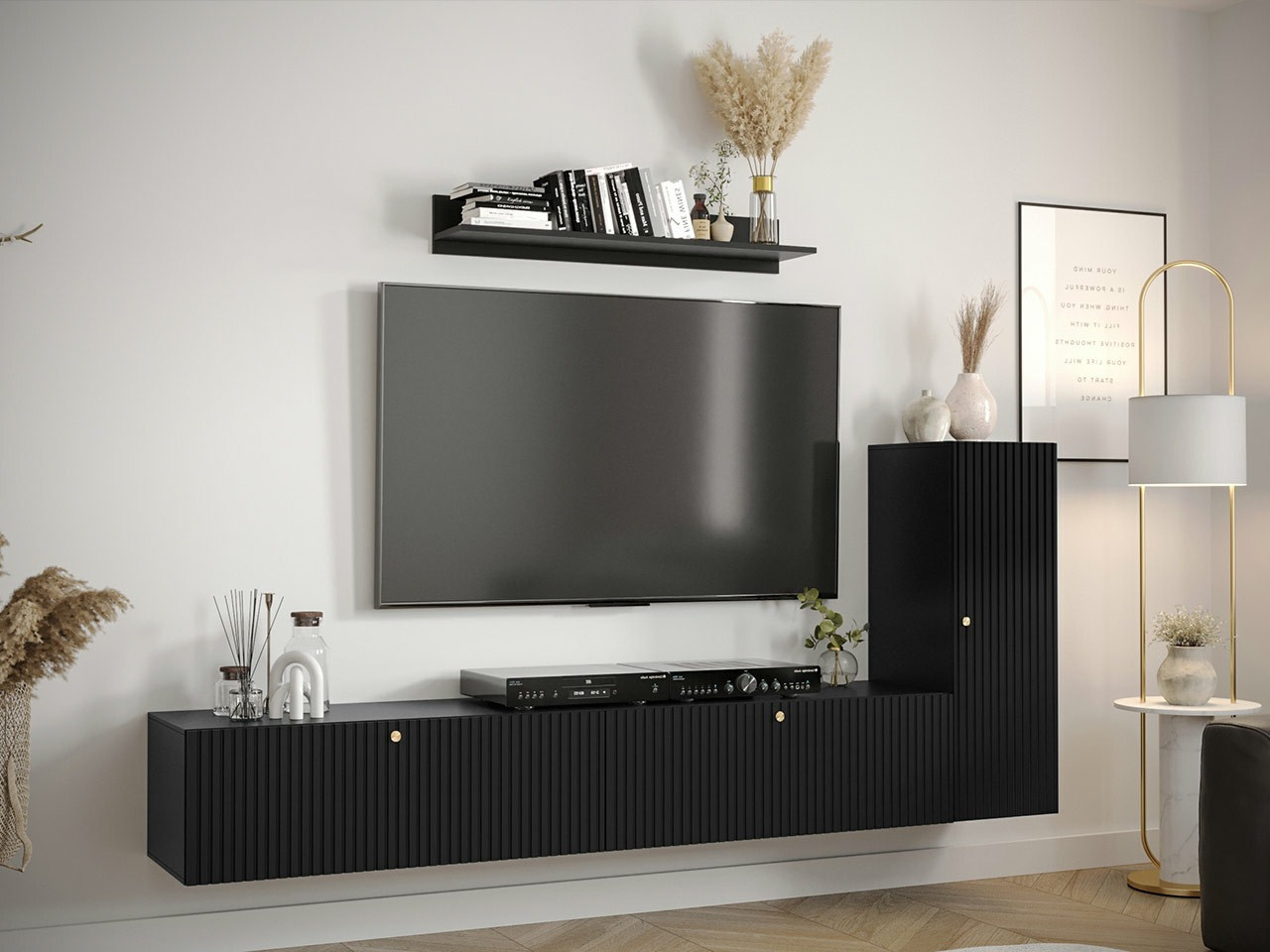 Living room set Anulio III (Black)