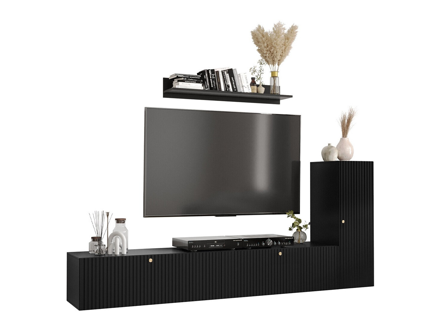 Living room set Anulio III (Black)