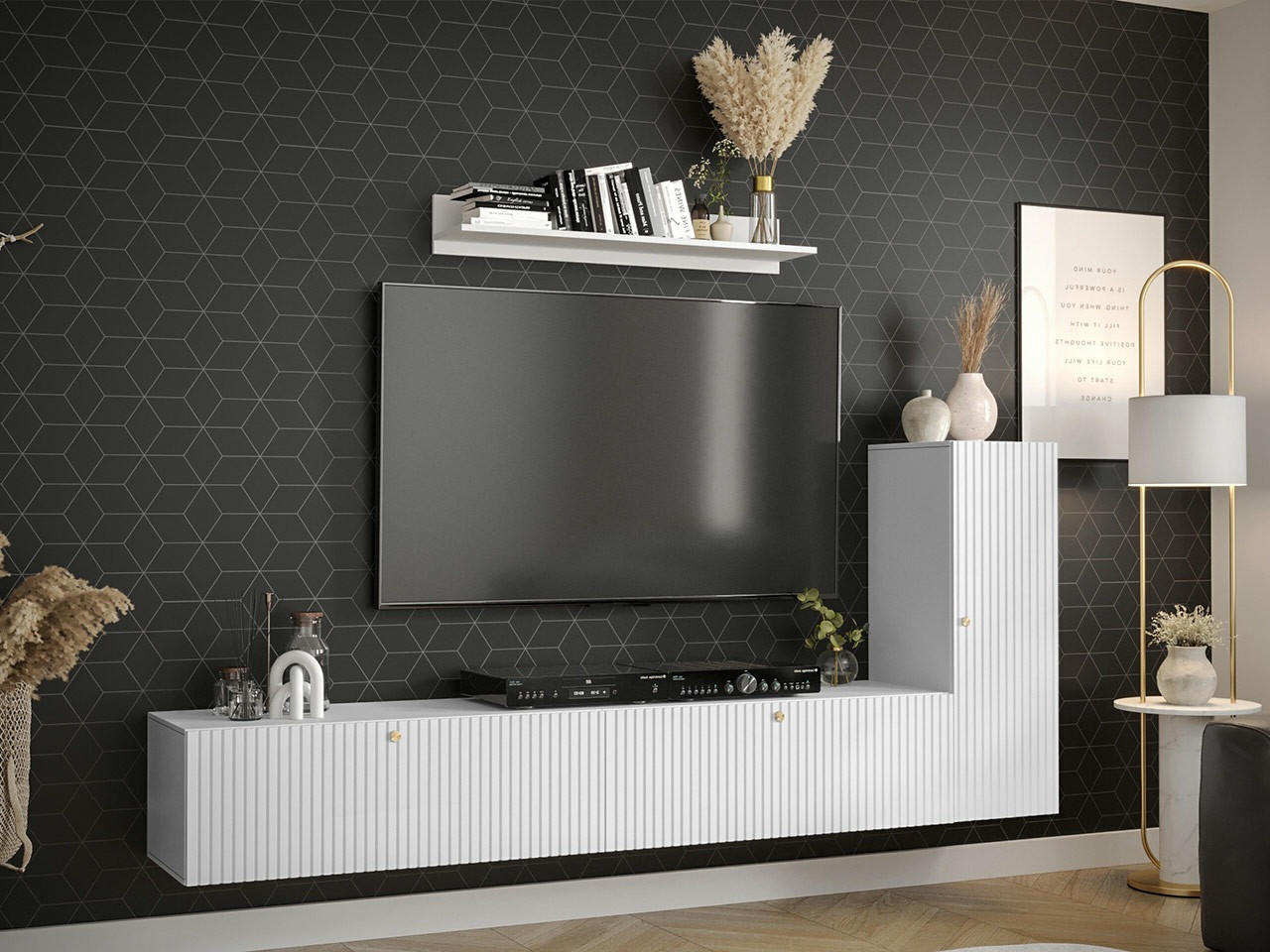 Living room set Anulio III (White)