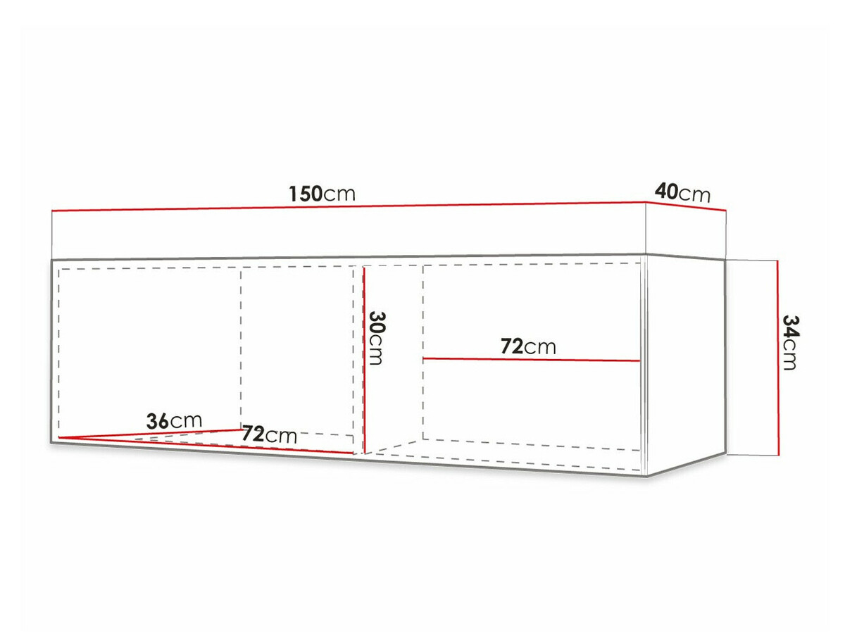TV stand Anulio I (White)