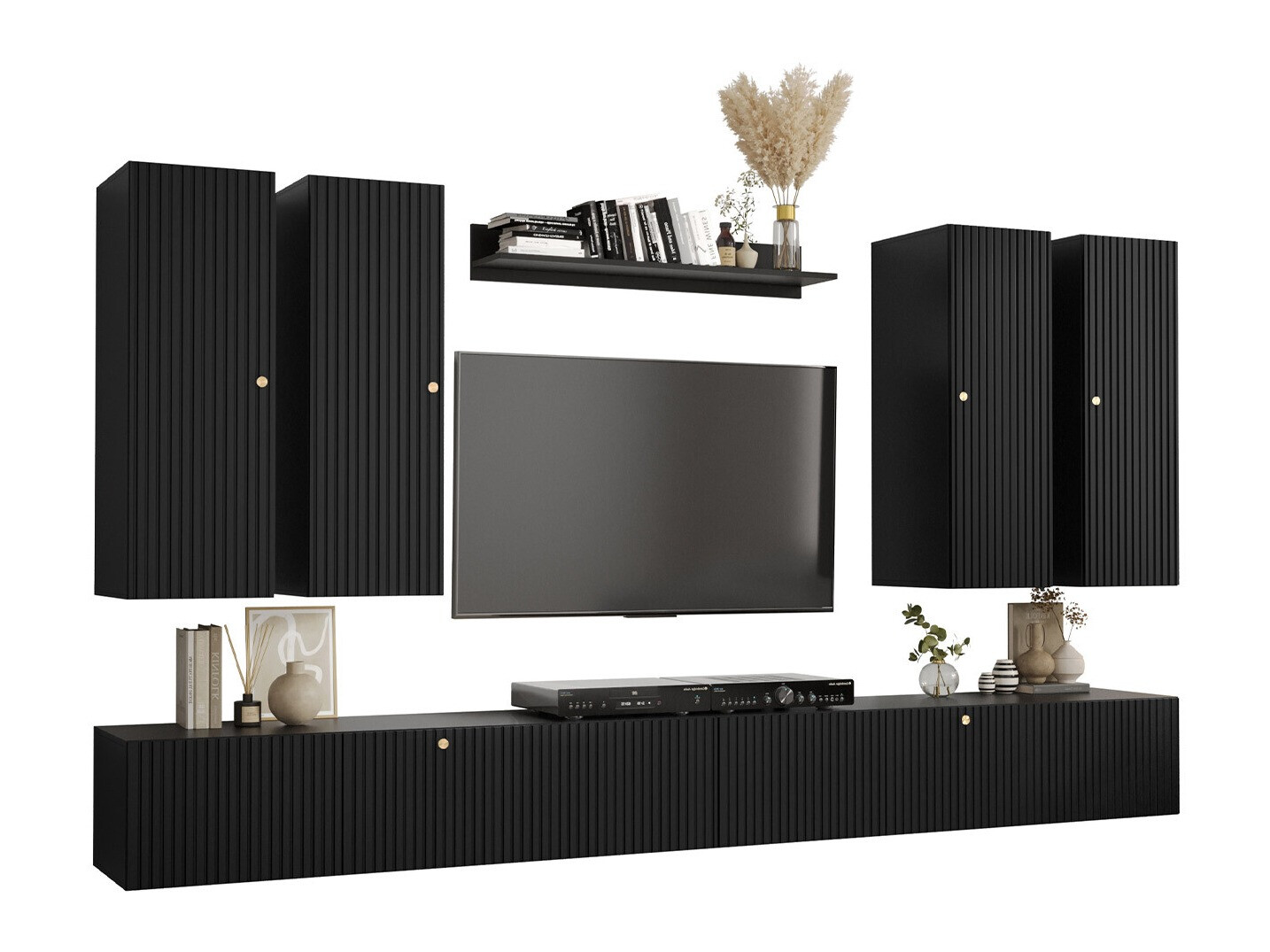 Living room set Anulio IV (Black)