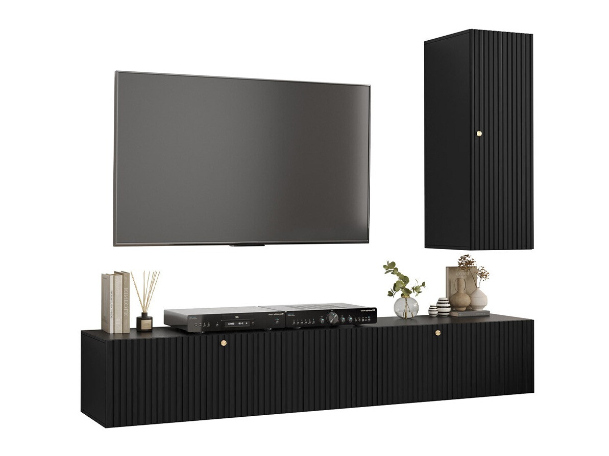 Living room set Anulio VI (Black)